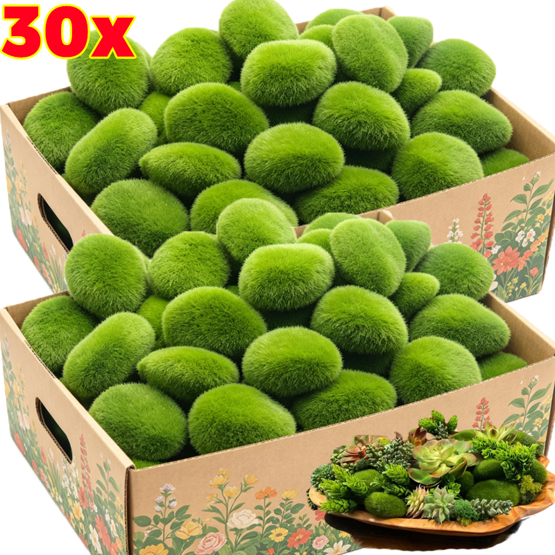 Sphagnum Moss Dry - 5/30pcs Simulation Moss Stone Artificial Moss