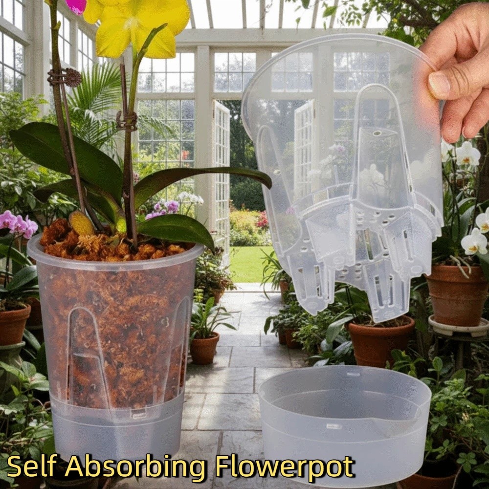 Self Watering Insert - Plastic Self Absorbing Flowerpot Water Storage