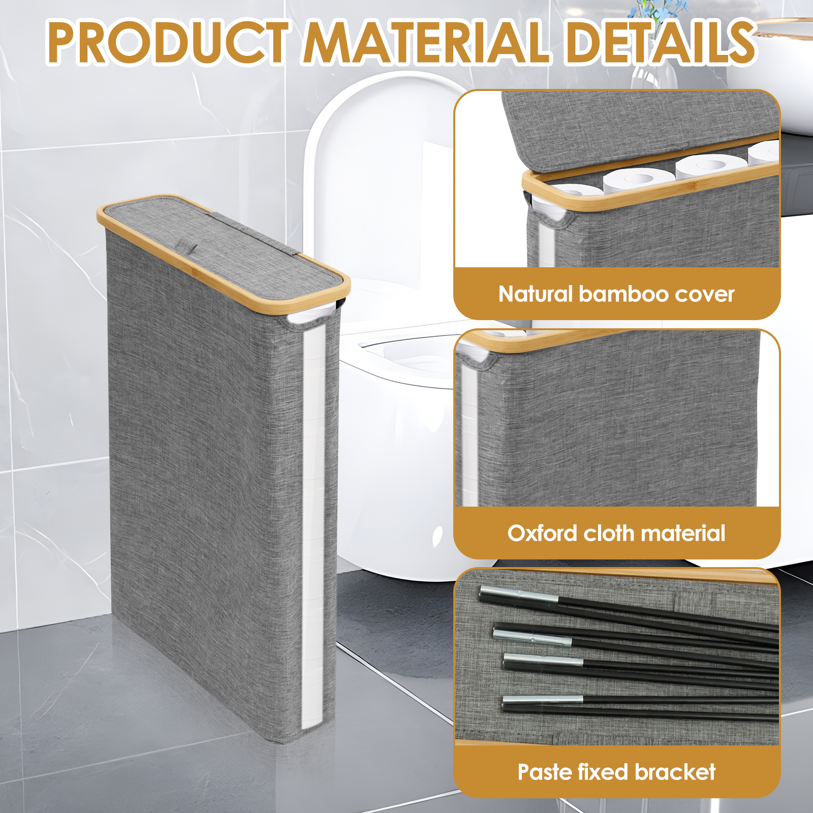 40L Toilet Paper Basket Bathro - Agar Tissue Culture บทวิจารณ์และราคา