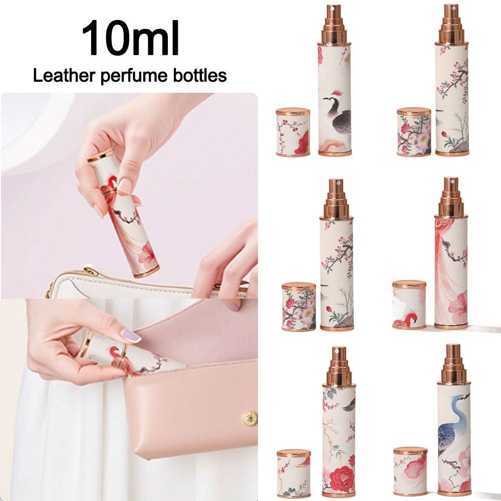 Portable PU Leather Perfume Bo - Misting Bottle Fine บทวิจารณ์และราคา