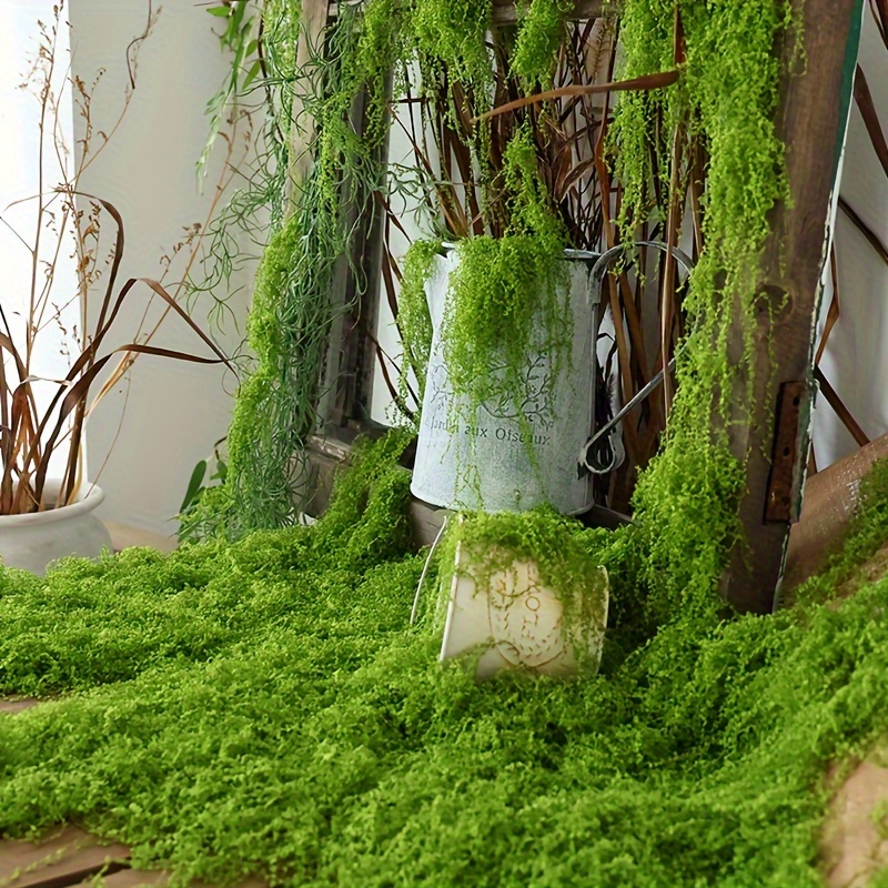 1pack Artificial Fake Moss, 1. - Sphagnum Moss Dry บทวิจารณ์และราคา