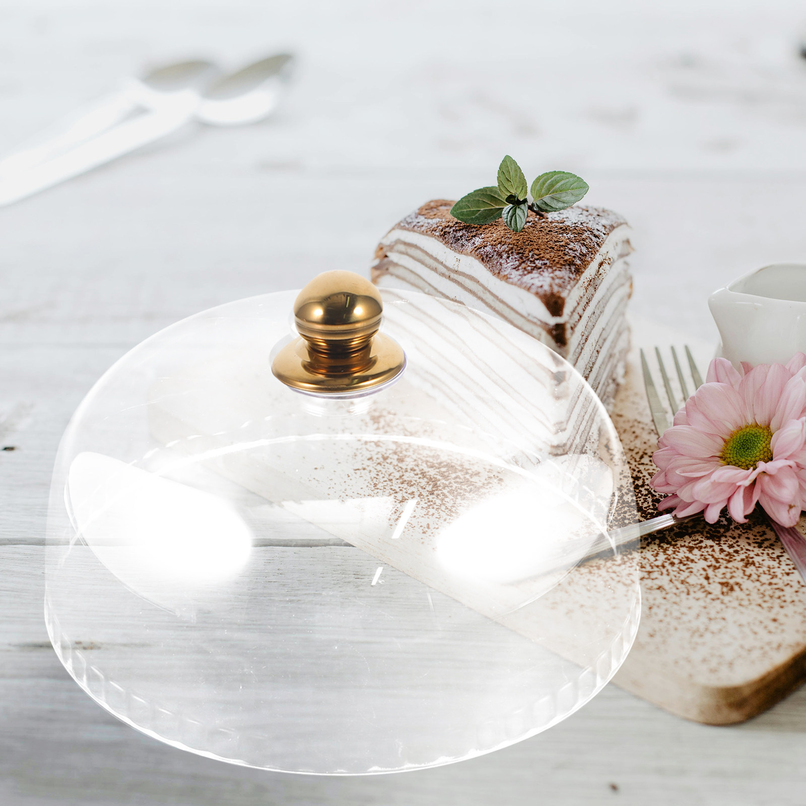 Clear Transparent Cake Dome Fo - Plastic Dome Clear บทวิจารณ์และราคา