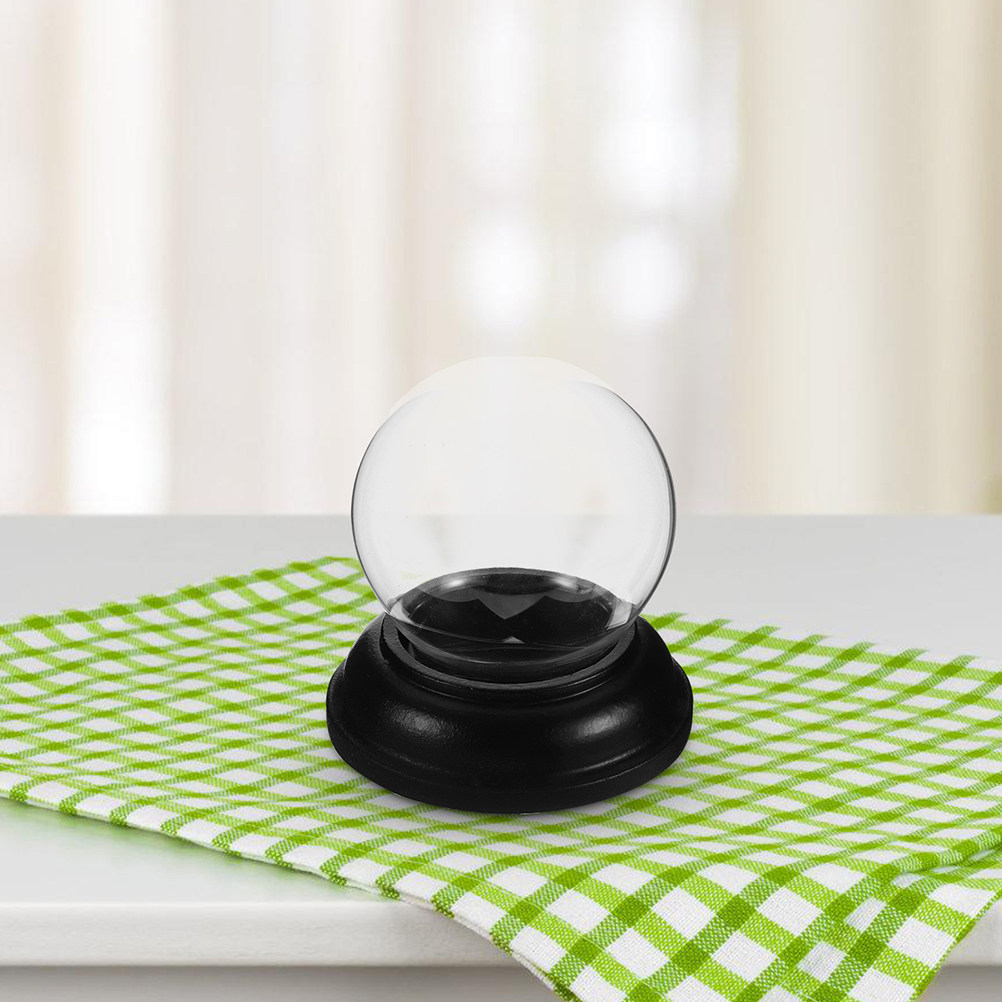 Empty Fillable Glass Snow Glob - Plastic Dome Clear บทวิจารณ์และราคา