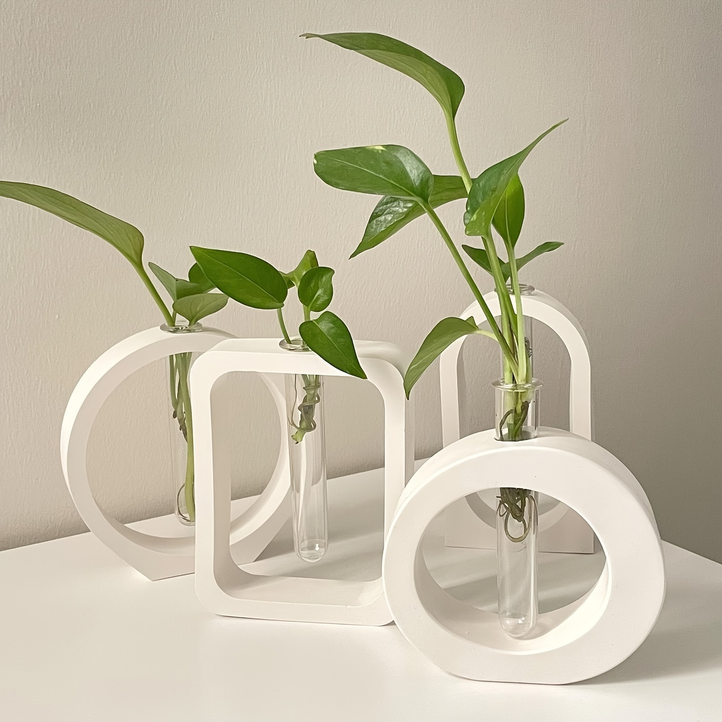 4PCS Flower Vase Silicone Mold - Propagation Station Vase บทวิจารณ์และราคา