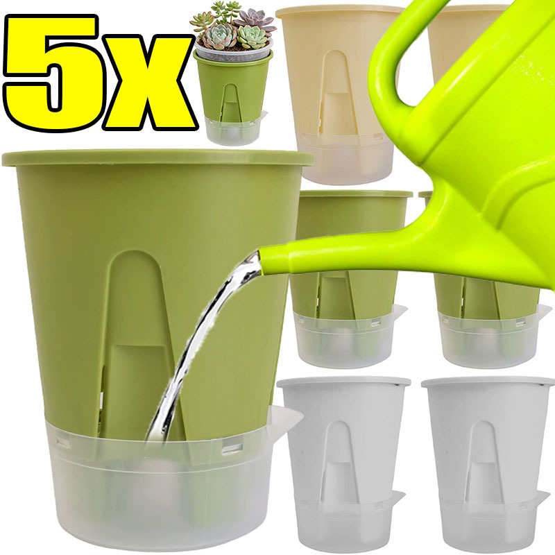 Self Watering Planter Pot Tray - Self Watering Insert บทวิจารณ์และราคา