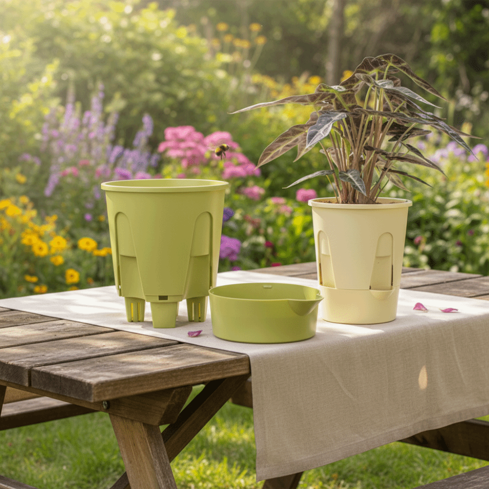 Plastic Self Absorbing Flowerp - Self Watering Insert บทวิจารณ์และราคา