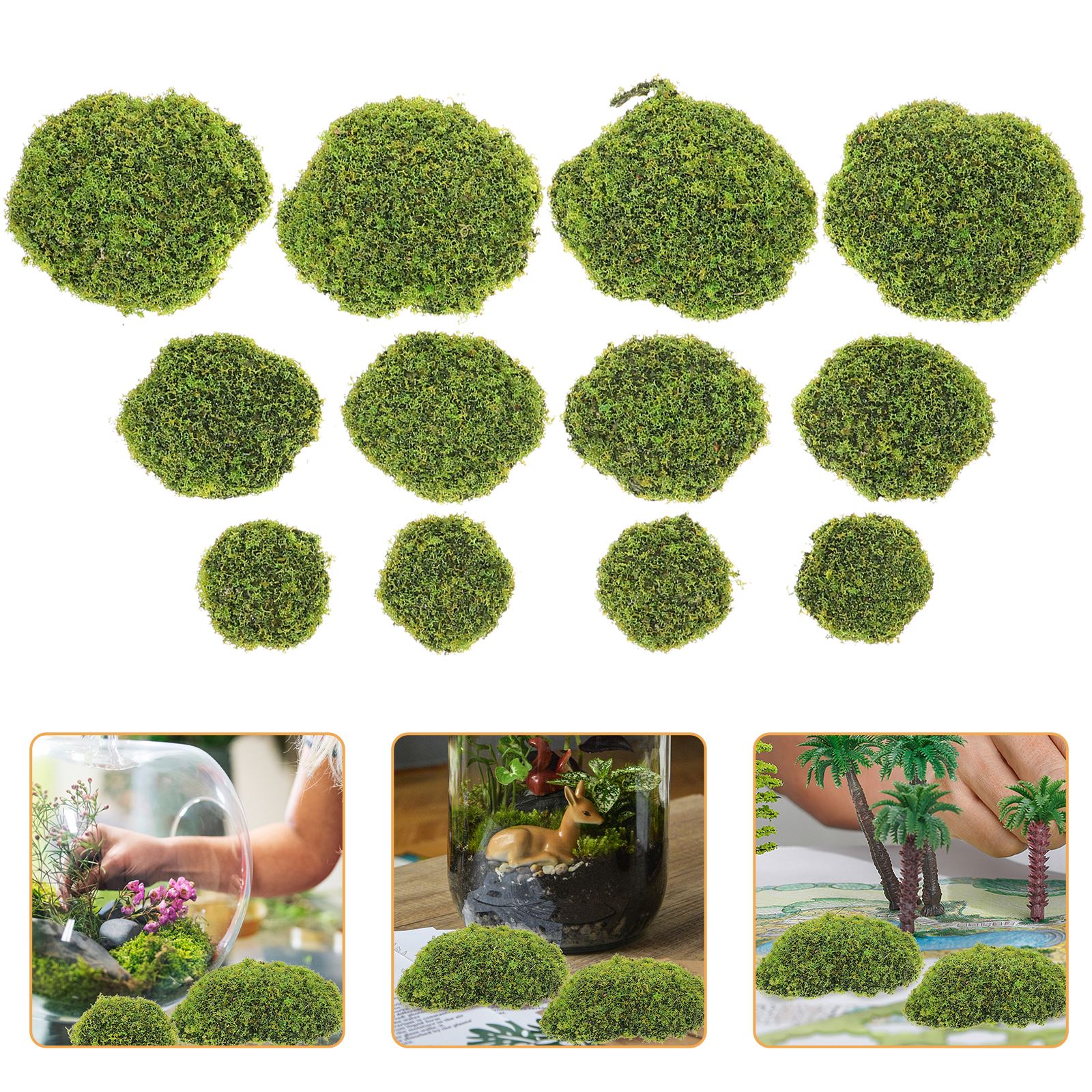 12pcs Artificial Moss RocksFak - Sphagnum Moss Dry บทวิจารณ์และราคา