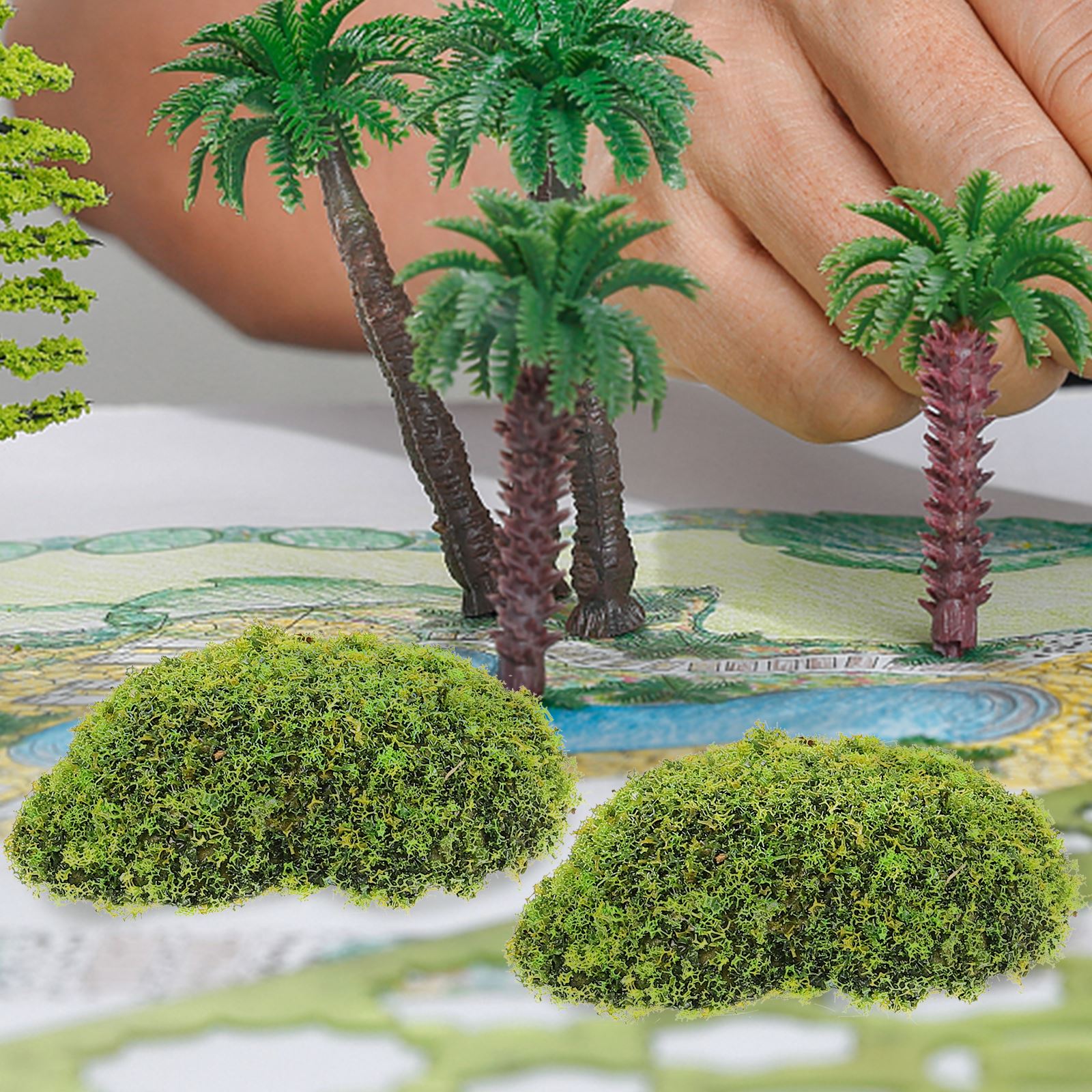 12pcs Artificial Moss RocksFak - Sphagnum Moss Dry บทวิจารณ์และราคา
