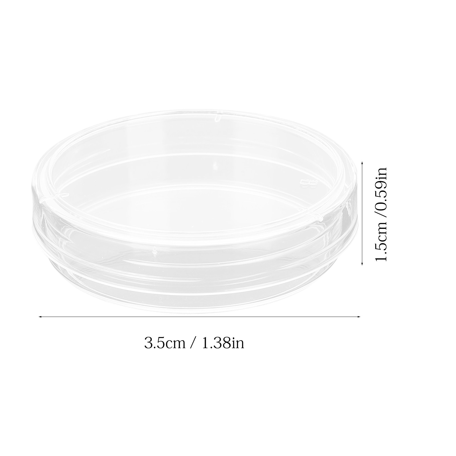 30Pcs Petri Dishes Clear Plast - Agar Tissue Culture บทวิจารณ์และราคา