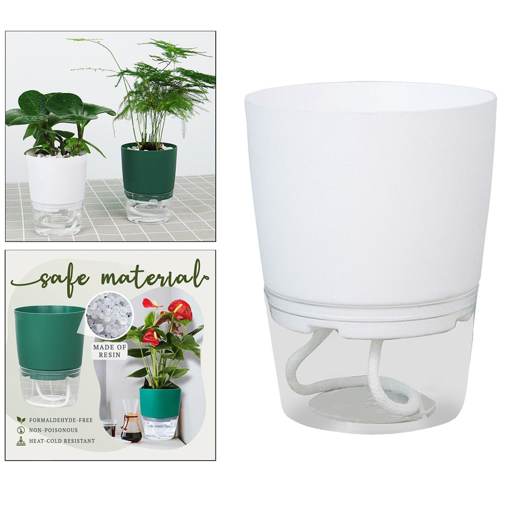 Lazy Hydroponic Flower Pot Aut - Self Watering Insert บทวิจารณ์และราคา