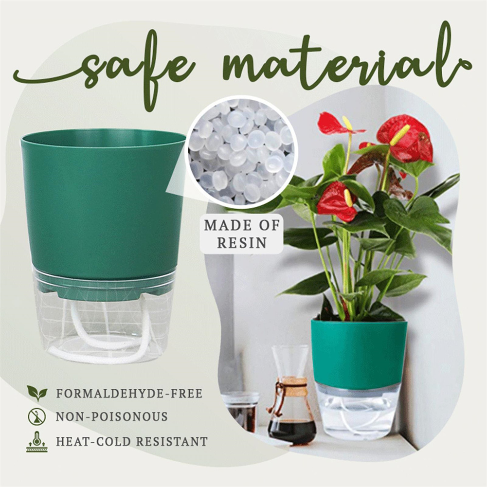 Lazy Hydroponic Flower Pot Aut - Self Watering Insert บทวิจารณ์และราคา