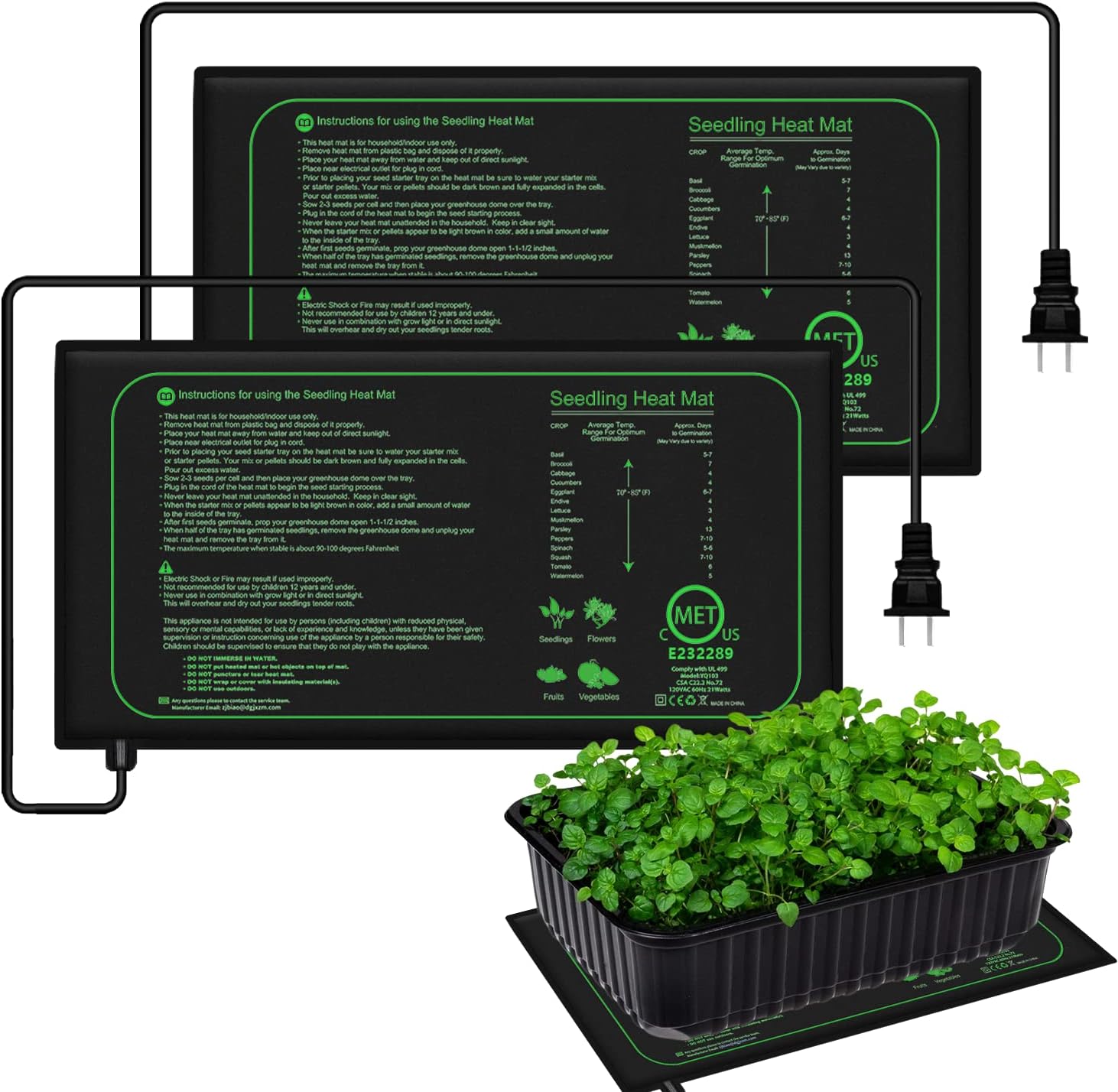 10/25/50CM Seedling Heat Mat I - Rooting Gel Clone บทวิจารณ์และราคา